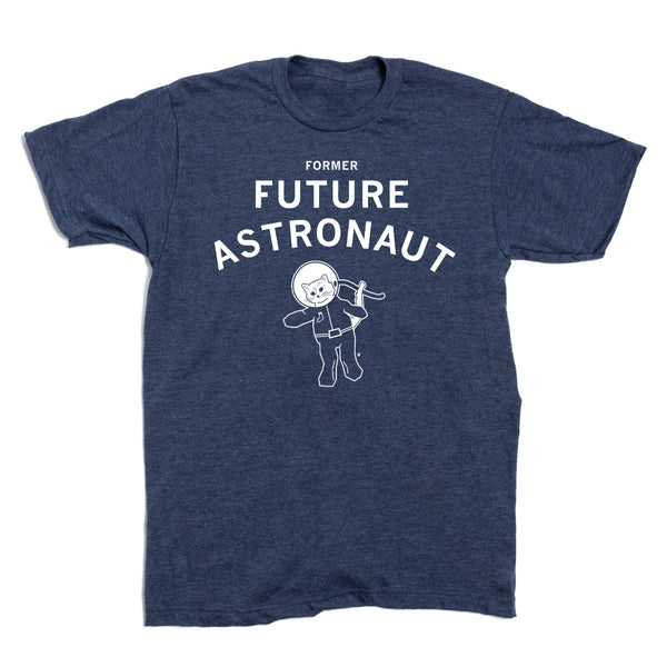 Astronaut Prints: Kids Blue Astronaut Printed Denim Shorts  