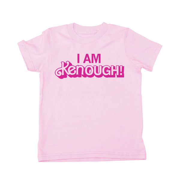 I Am Kenough Screen Print Dog Shirt - White