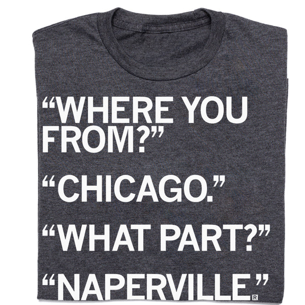 Chicago Mens 773 Forever T-Shirt - I'll Never Move to Naperville