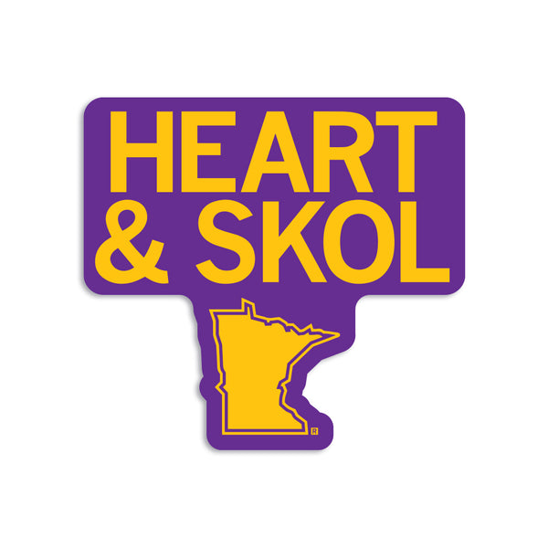 Minnesota: Heart & Skol T-Shirt – RAYGUN