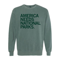 America Needs National Parks Crew Sweatshirt