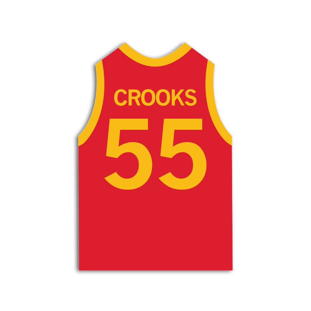 Audi Crooks 55 Jersey Die-Cut Sticker