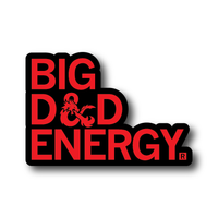 Big D&D Energy Die-Cut Sticker