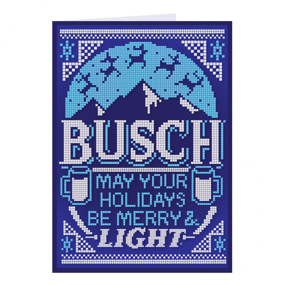 Busch Light: Merry & Light Greeting Card