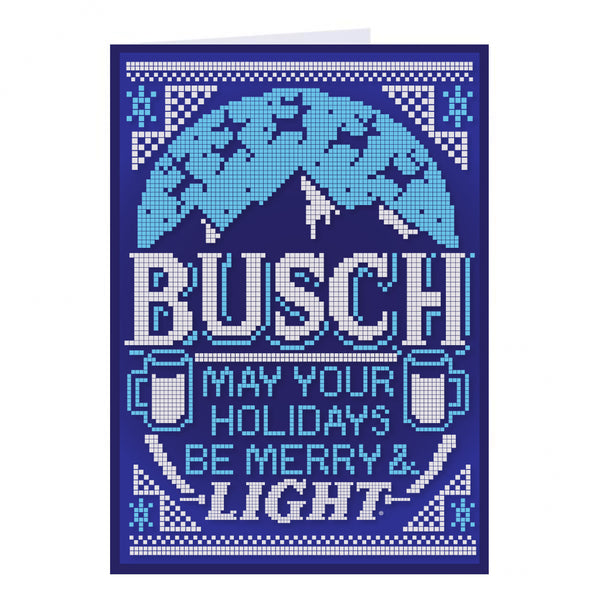 Busch Light: Merry & Light Greeting Card