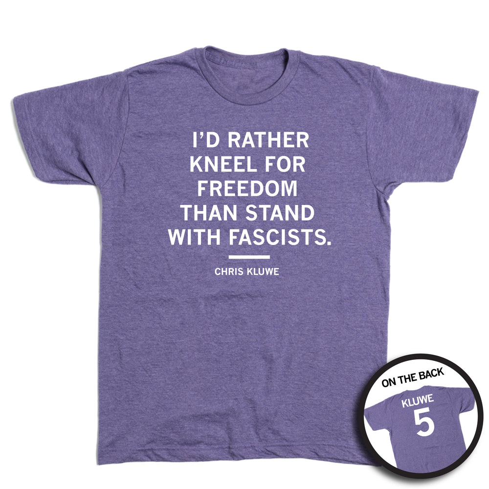 Rather Kneel for Freedom Purple