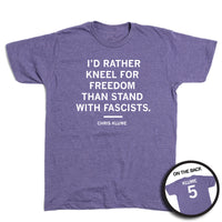 Rather Kneel for Freedom Purple