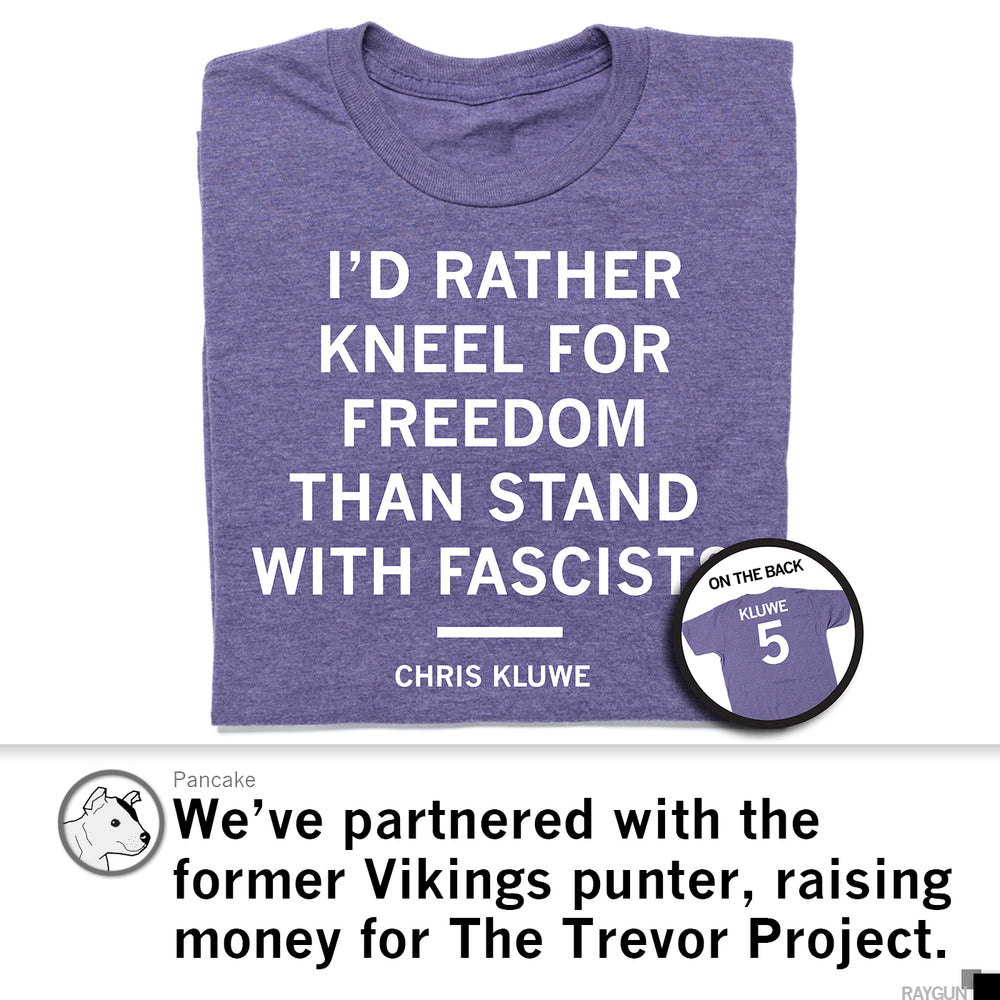 Rather Kneel for Freedom Purple