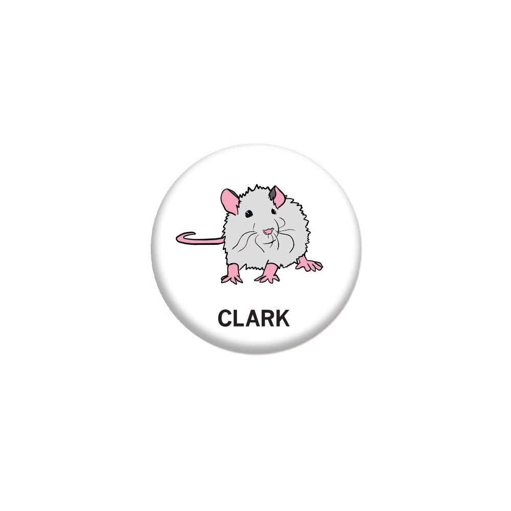 Clark The Rat 1" Button