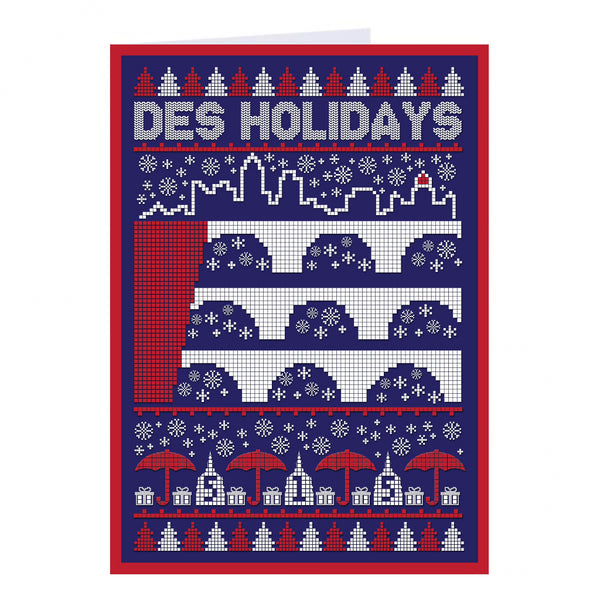 Des Holidays Greeting Card