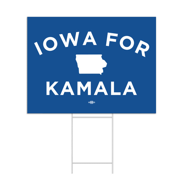 Iowa for Kamala Yard Sign