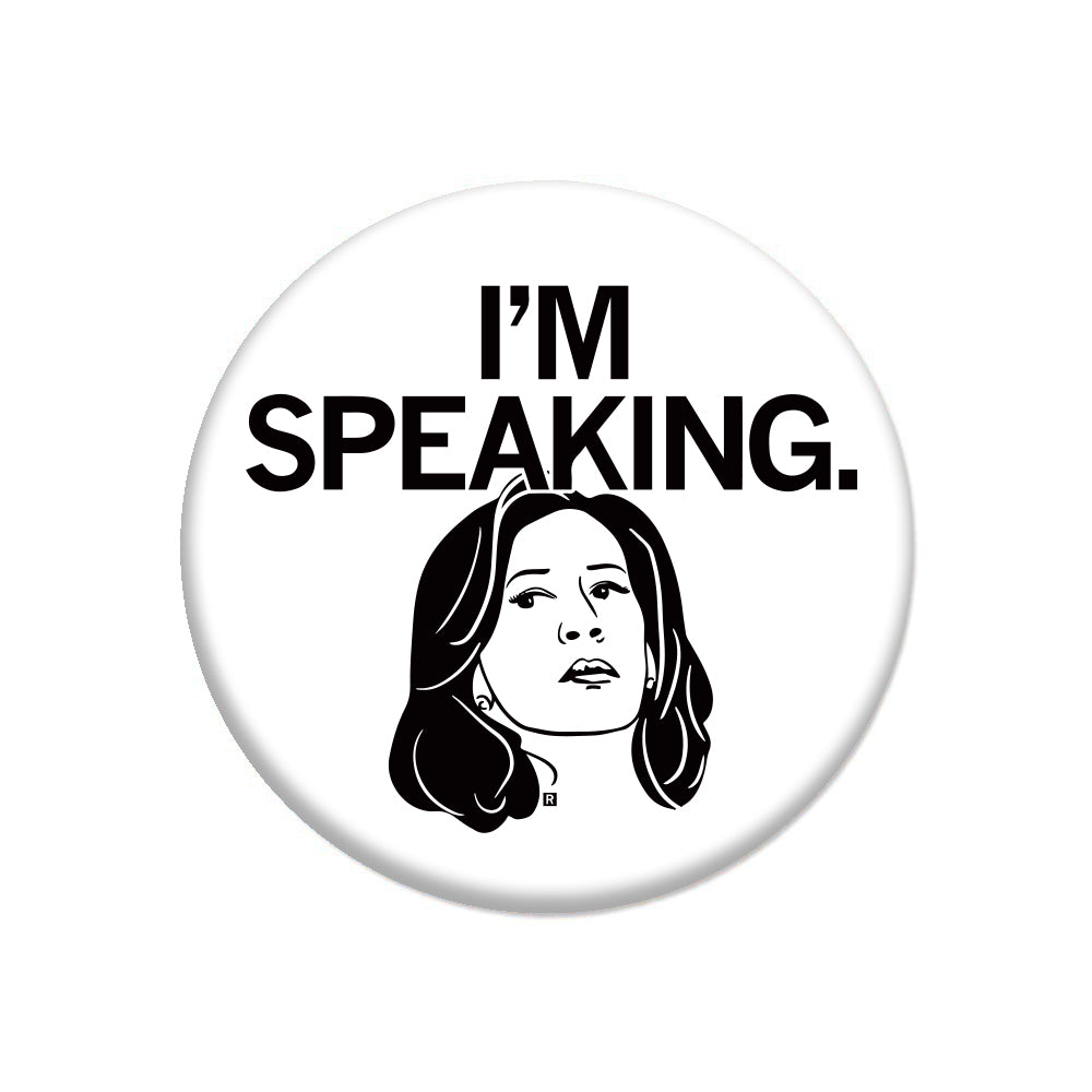 Kamala Harris: I'm Speaking Graphic Button