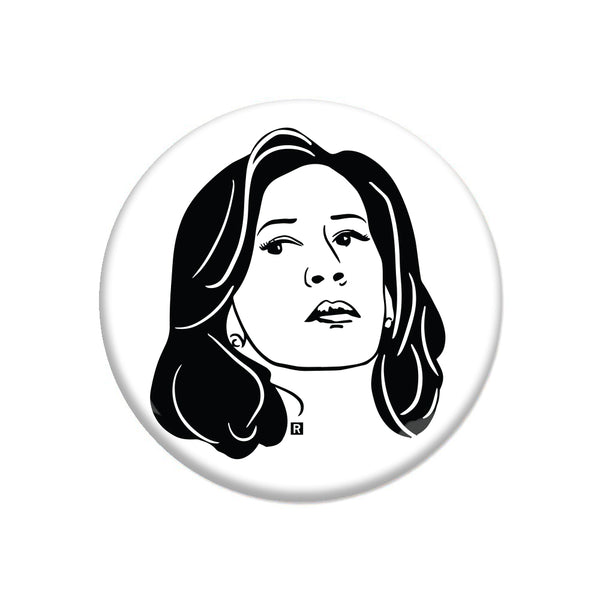 Kamala Harris Face Button