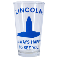 Lincoln: Always Happy To See You Pint Glass