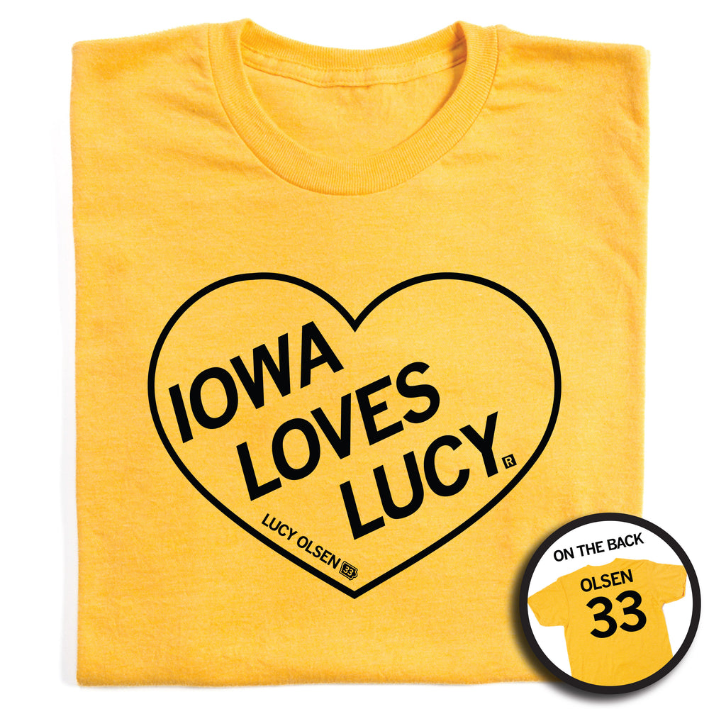 Iowa Loves Lucy Gold