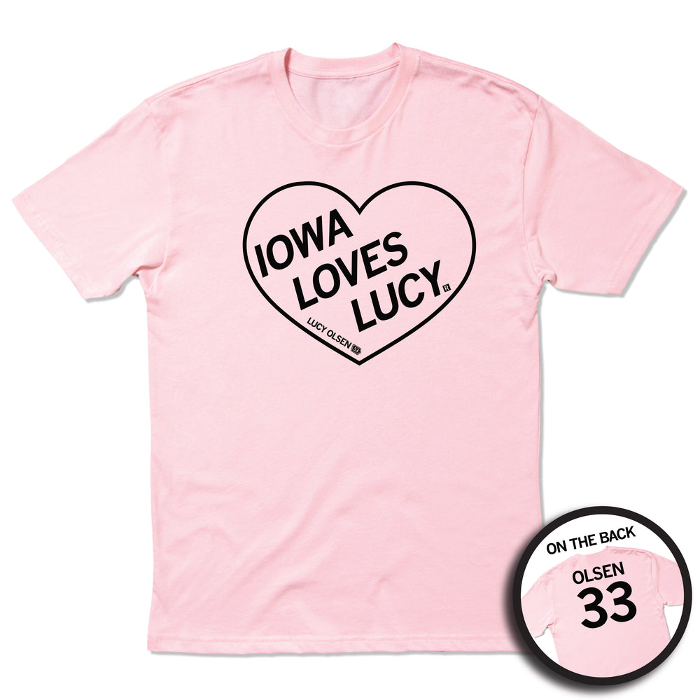 Iowa Loves Lucy Pink