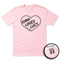 Iowa Loves Lucy Pink