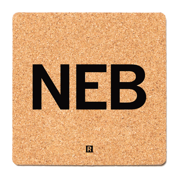 NEB Cork Coaster