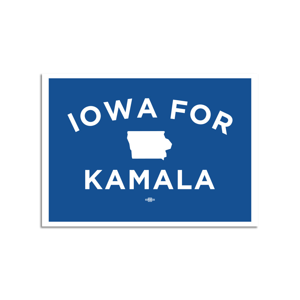 Iowa For Kamala Postcard