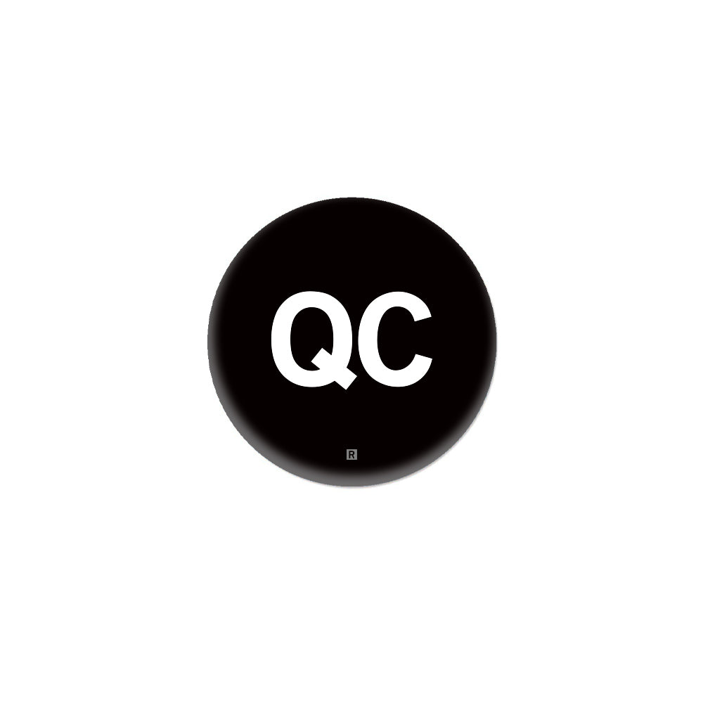 QC 1" Button