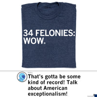 34 Felonies: Wow