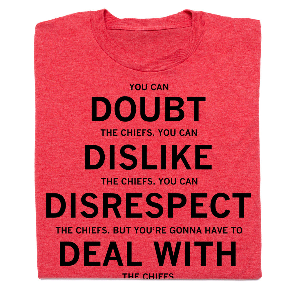 Doubt Dislike Disrespect Deal With