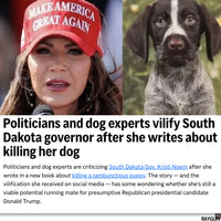 Kristi Noem Shoots Puppies