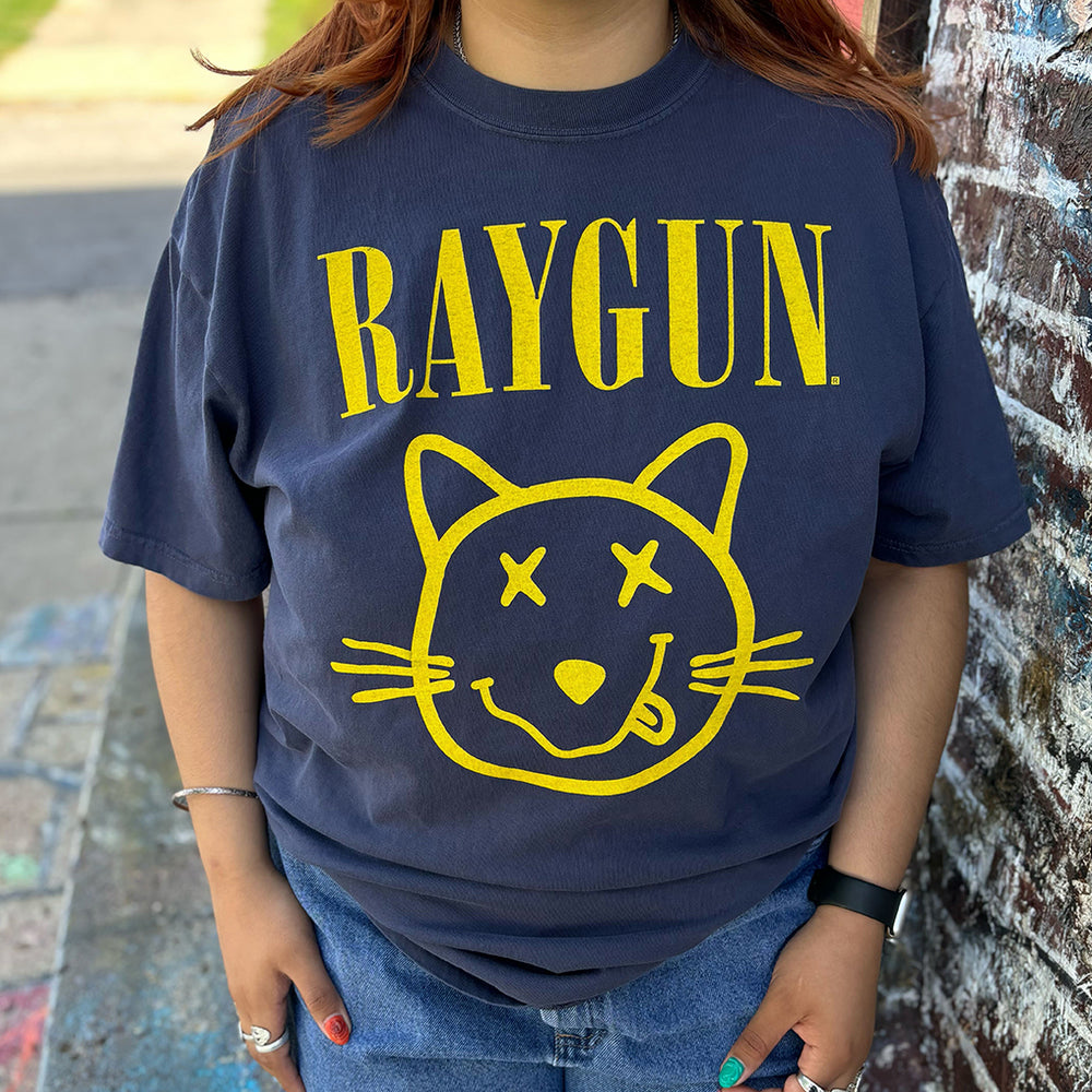 RAYGUN Smiley Cat Logo Heavyweight