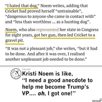 Kristi Noem Shoots Puppies