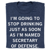 Secretary of Defense Drinking