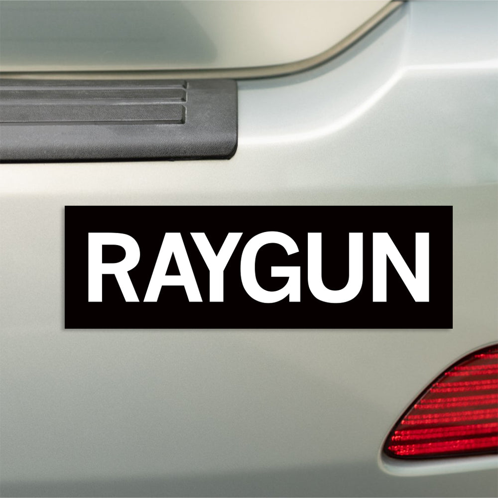 RAYGUN Text Logo Bumper Sticker