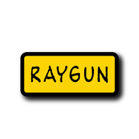 RAYGUN Comic Logo Die-Cut Sticker