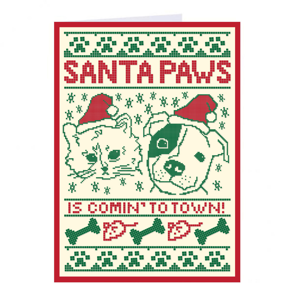 Santa Paws Greeting Card