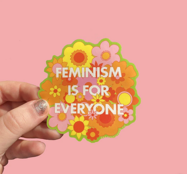 Peach Fuzz: Feminism Is For Everyone Sticker