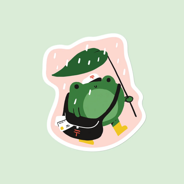 Niniwanted: Frog Postman Sticker