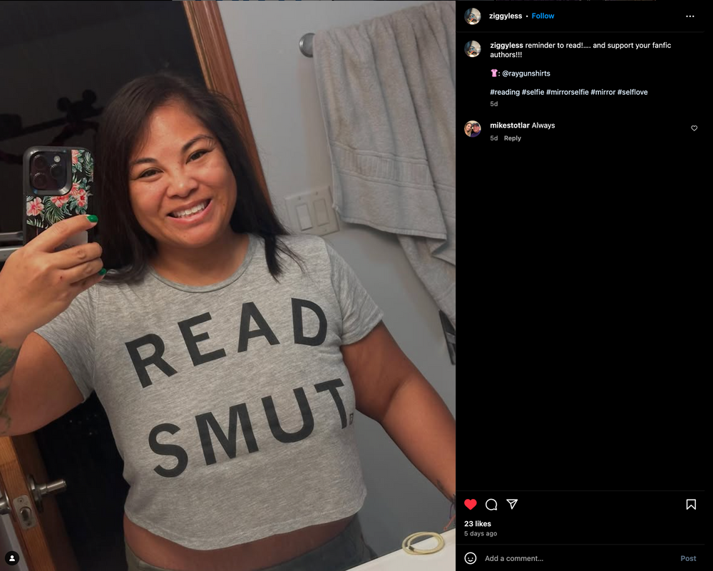 Read Smut Crop Top