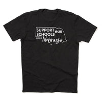 Support Our Schools Nebraska Black