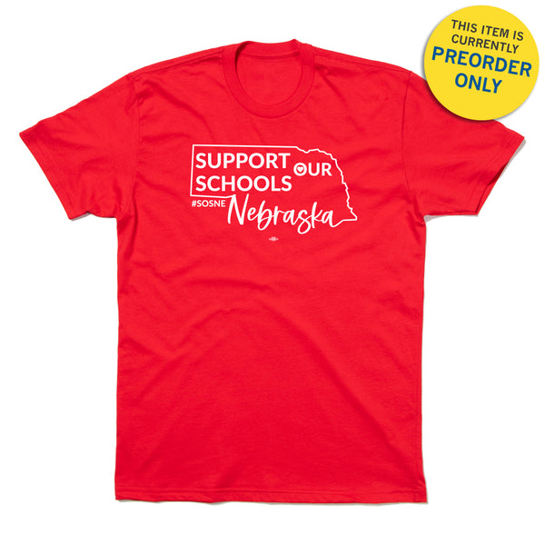 Support Our Schools Nebraska Red