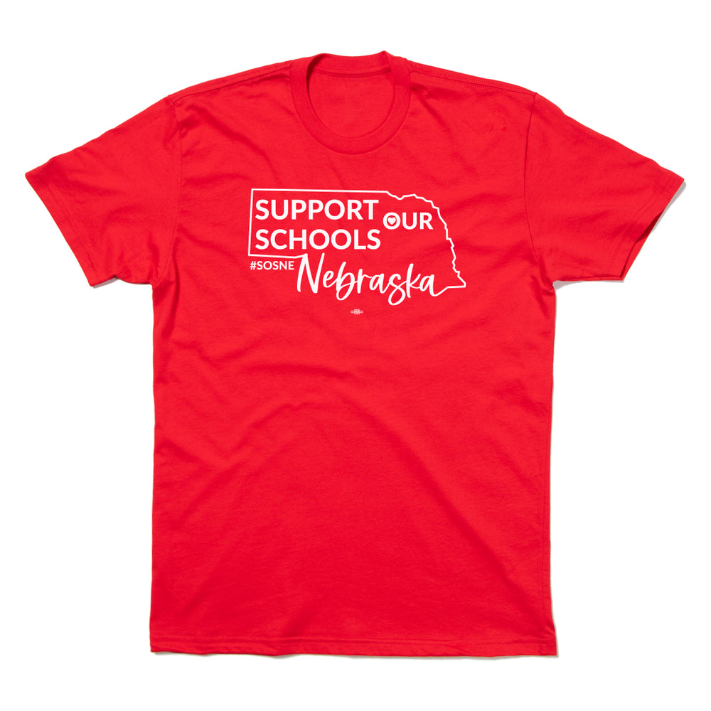 Support Our Schools Nebraska Red