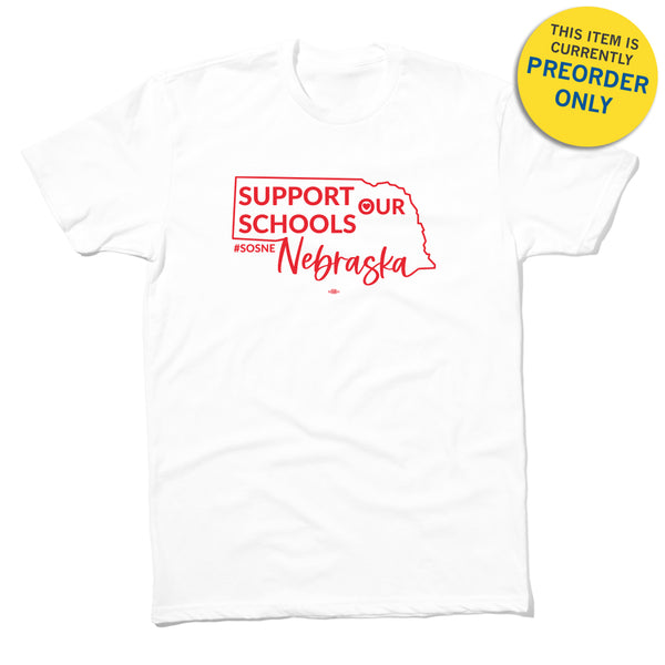 Support Our Schools Nebraska White