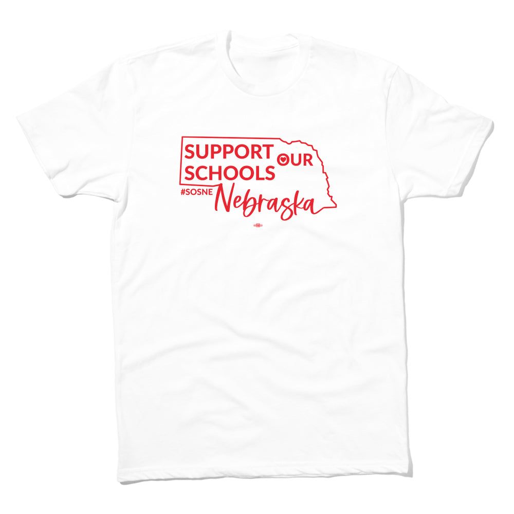 Support Our Schools Nebraska White