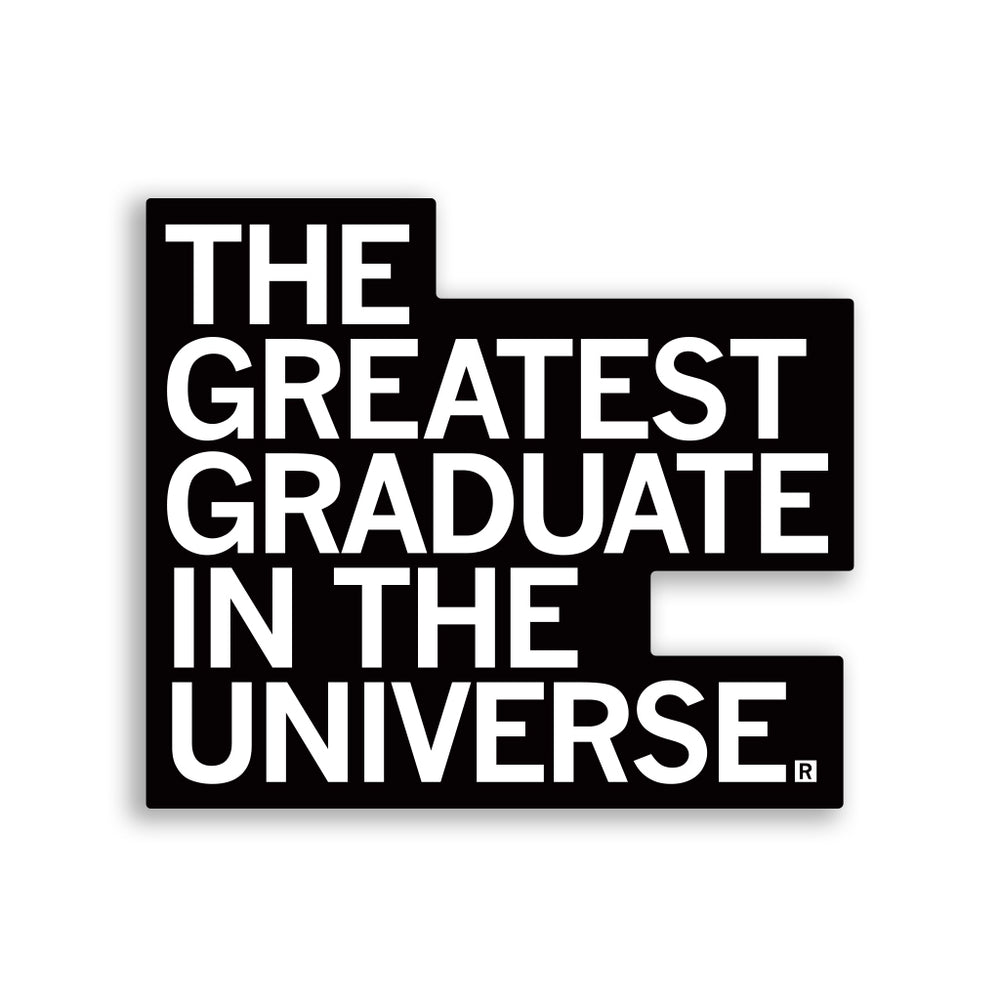 The Greatest Graduate Die-Cut Sticker