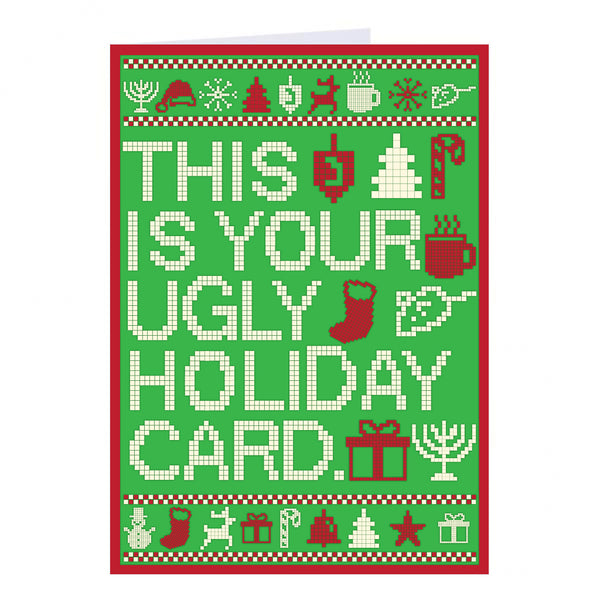 This Is My Ugly Holiday Sweater Greeting Card