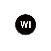 WI 1" Button