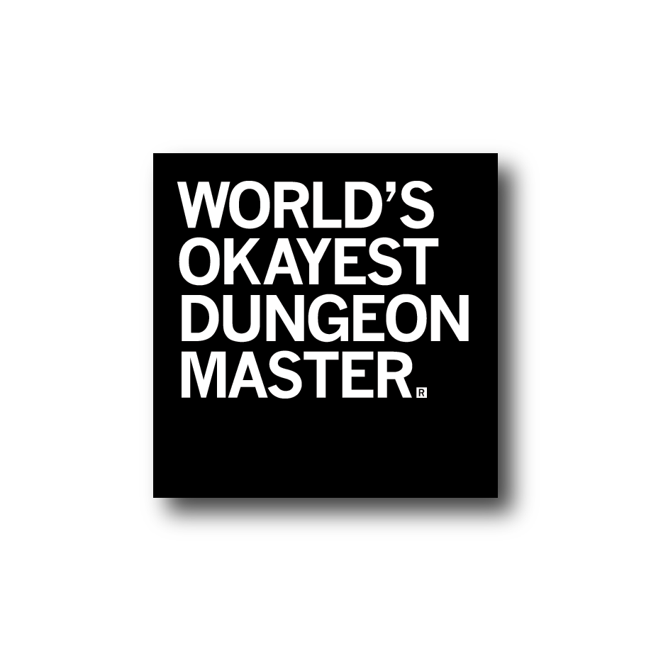 World's Okayest Dungeon Master Sticker