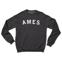 Ames Curved Logo Crew Sweatshirt