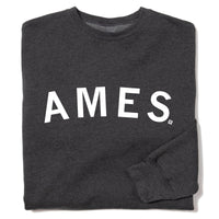 Ames Curved Logo Crew Sweatshirt