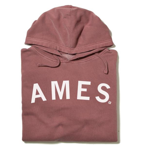 Ames Curved Logo Pullover Hoodie