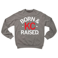 KC Born & Raised Grey Crew Sweatshirt