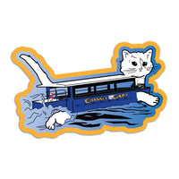 Channel Cat Die-Cut Sticker